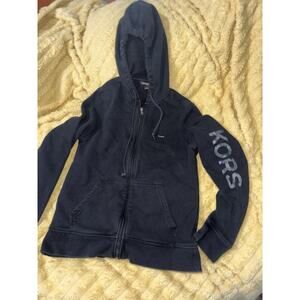 Mens or women’s Michael Kors Hoodie full zip jacket Black Size Medium